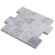 RO'MA NATURE - Pavé Pierre d'Adana Gris Bleu Clair 15,25x15,25x3-3 cm (vendu au m² - 42 pavés/m²) - vignette