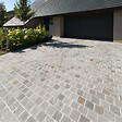 RO'MA NATURE - Pavé Grès Kandla Gris 14x14x5-7 cm (vendu au m² - 42 pavés/m²) - vignette