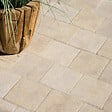 RO'MA NATURE - Pavé Pierre de l'Atlas Beige 15x15x1,5 cm (vendu au m² - 45 pavés/m²) - vignette