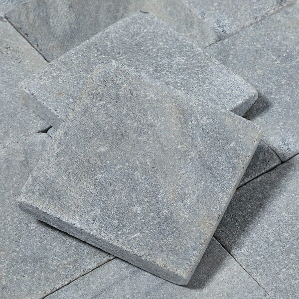 RO'MA NATURE - Pavé Pierre Vinh Bleue 15x15x2,5 cm (vendu au m² - 45 pavés/m²) - large
