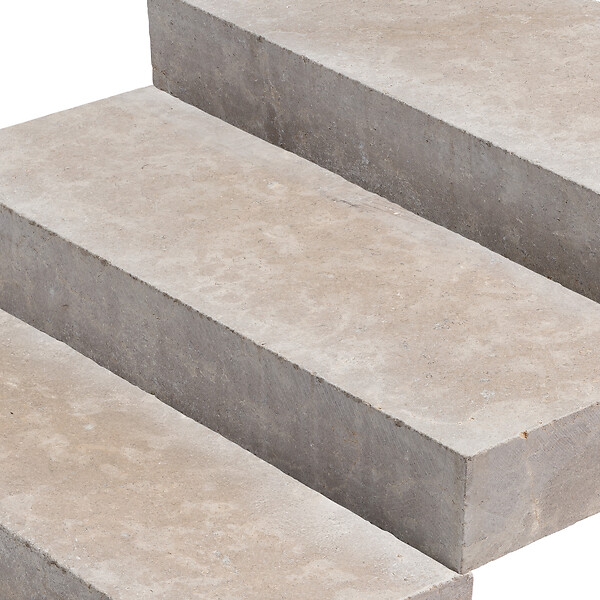 RO'MA NATURE - Marche-bloc Pierre d'Egypte Beige 100x35x15 cm (à l'unité) - large