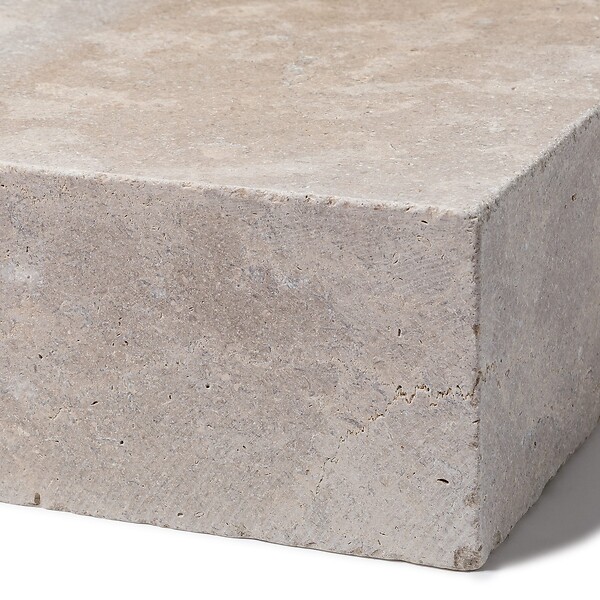 RO'MA NATURE - Marche-bloc Pierre d'Egypte Beige 100x35x15 cm (à l'unité) - large