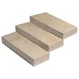 RO'MA NATURE - Marche-bloc Travertin Beige Nuancé 100x35x15 cm (à l'unité) - vignette