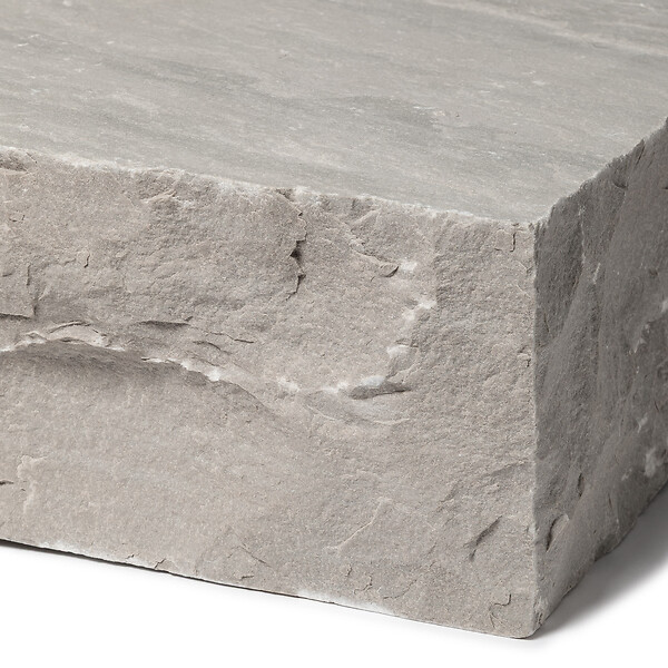 RO'MA NATURE - Marche-bloc Grès Kandla Gris 100x35x15 cm (à l'unité) - large