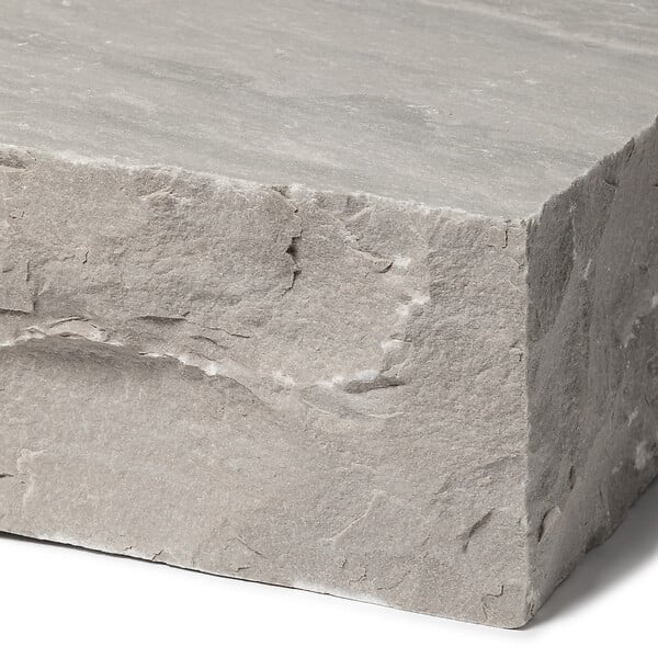 RO'MA NATURE - Margelle de piscine Grès Kandla Gris 100x35x15 cm Bord Droit (à l'unité) - large