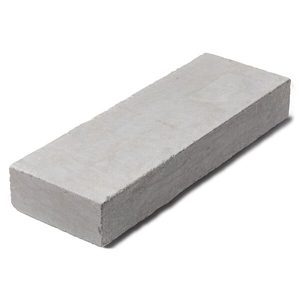RO'MA NATURE - Margelle de piscine Pierre de l'Atlas Gris 100x35x15 cm Bord Droit (à l'unité) - large