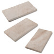 RO'MA NATURE - Margelle de piscine Pierre de Bourgogne Beaunotte Beige 60x30x3,8 cm Bord Droit (à l'unité) - vignette