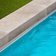 RO'MA NATURE - Margelle de piscine Pierre d'Egypte Beige 100x35x15 cm Bord Droit (à l'unité) - vignette