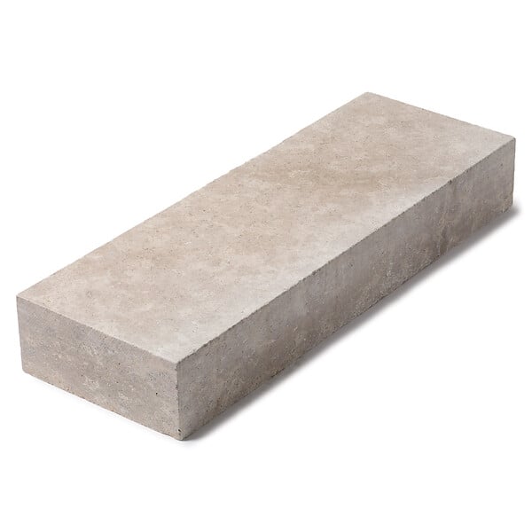 RO'MA NATURE - Margelle de piscine Pierre d'Egypte Beige 100x35x15 cm Bord Droit (à l'unité) - large