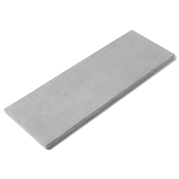RO'MA NATURE - Margelle de piscine Pierre de l'Atlas Gris 100x35x3 cm Bord Droit (à l'unité) - large