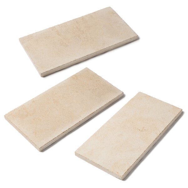 RO'MA NATURE - Margelle de piscine Pierre de l'Atlas Beige 60x30x3 cm Bord Droit (à l'unité) - large