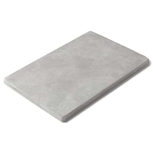 RO'MA NATURE - Margelle de piscine Pierre de l'Atlas Gris 60x40x3 cm Bord Droit (à l'unité) - large