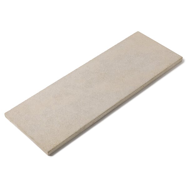 RO'MA NATURE - Margelle de piscine Pierre de l'Atlas Beige 100x35x3 cm Bord Droit (à l'unité) - large