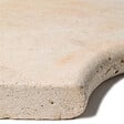 RO'MA NATURE - Margelle angle rentrant Pierre de Bourgogne Beaunotte Beige 42,5x42,5x3,8 cm Bord 1/2 Rond (à l'unité) - vignette
