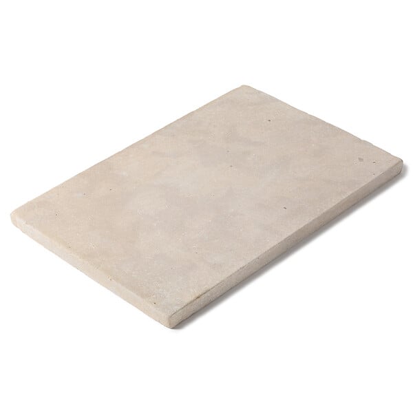 RO'MA NATURE - Margelle de piscine Pierre de l'Atlas Beige 60x40x3 cm Bord Droit (à l'unité) - large