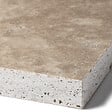 RO'MA NATURE - Margelle de piscine Travertin Beige Nuancé 100x33x3 cm Bord Droit (à l'unité) - vignette