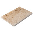 RO'MA NATURE - Margelle de piscine Travertin Beige Nuancé 61x40x3 cm Bord Droit (à l'unité) - vignette