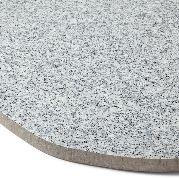 RO'MA NATURE - Pas japonais Rond Grès cérame effet Pierre Granit Gris D.37.5x2 cm (à l'unité) - large