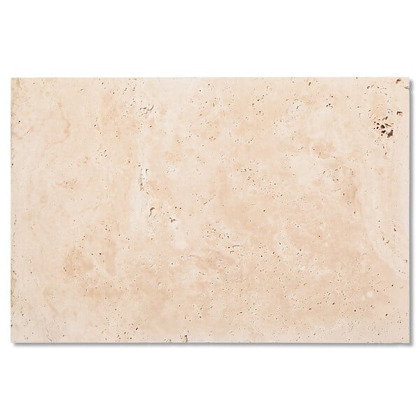 RO'MA NATURE - Carrelage Travertin Beige Nuancé 61x40,6x1,2 cm - Intérieur et Extérieur (lot de 1,24 m² 5 dalles) - large