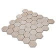 RO'MA NATURE - Tomette hexagonale Pierre d'Egypte Beige 14x14x2 cm - Intérieur et Extérieur (lot de 1 m²) - vignette