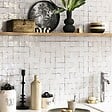 RO'MA NATURE - Carrelage Zellige Marocain Blanc Fes 5x5 cm  (vendu par plaque de 30x30 cm soit 0,09 m²) - vignette