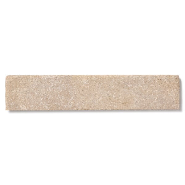 RO'MA NATURE - Plinthe Pierre de l'Atlas Beige 40x8x1,5 cm Vieillie (lot de 10 soit 4 mètres) - large