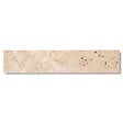 RO'MA NATURE - Plinthe Travertin Beige Clair 40,6x8x1,2 cm Vieillie (lot de 10 soit 4 mètres) - vignette