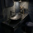 SWISS AQUA TECHNOLOGIES - Swiss Aqua Technologies Set complet vasque à poser 61,5 x 36 cm noir mat + mitigeur haut XL assorti – salle de bain moderne B-Way (SATINF61536BKM-BWAY) - vignette