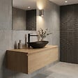 SWISS AQUA TECHNOLOGIES - Swiss Aqua Technologies Set complet vasque à poser 61,5 x 36 cm noir mat + mitigeur haut XL assorti – salle de bain moderne B-Way (SATINF61536BKM-BWAY) - vignette