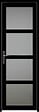 GD MENUISERIES - Bloc Porte Telia Noir Vitrée H204 x L83 cm Côte Tableau P.Droit - vignette