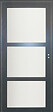 GD MENUISERIES - Bloc Porte Blakeria Gris Anthr Vitrée H204 x L83 cm Côte Tableau P.Gauche - vignette