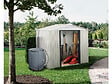 HABITAT ET JARDIN - Abri de jardin métal "Nebraska" - 4,07m² avec gouttière et récupérateur d'eau - vignette