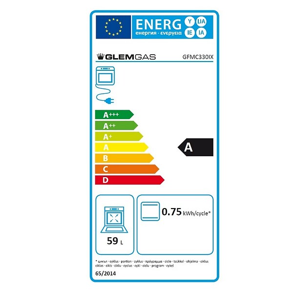 GLEM - Four Intégrable 59l 60cm Catalyse Inox - GFMC330IX - large