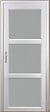 GD MENUISERIES - Bloc Porte Kenya Blanc Vitre H204 x L73 cm Côte Tableau P.Droit - vignette