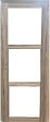 GD MENUISERIES - Bloc Porte bois Frake Vitrage transparent H204 x L73 cm Côte Tableau P.Droit - vignette