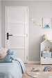 GD MENUISERIES - Bloc Porte Tamera Blanc H204 x L83 cm Côte Tableau P.Gauche,Poignee - vignette