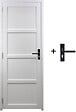 GD MENUISERIES - Bloc Porte Tamera Blanc H204 x L73 cm Côte Tableau P.Droit,Poignee - vignette