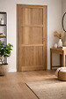 GD MENUISERIES - Bloc Porte bois Frake 3 Panneaux H204 x L83 cm Côte Tableau P.Gauche - vignette