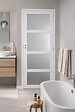GD MENUISERIES - Bloc Porte Tana Vitrée Blanc H204 x L83 cm Côte Tableau P.Gauche - vignette