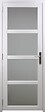 GD MENUISERIES - Bloc Porte Tana Vitrée Blanc H204 x L83 cm Côte Tableau P.Gauche - vignette