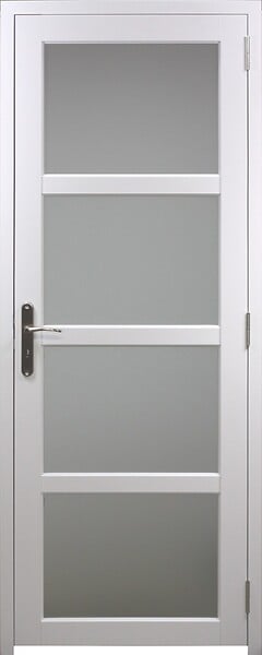 GD MENUISERIES - Bloc Porte Tana Vitrée Blanc H204 x L83 cm Côte Tableau P.Droit - large