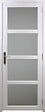 GD MENUISERIES - Bloc Porte Tana Vitrée Blanc H204 x L83 cm Côte Tableau P.Droit - vignette