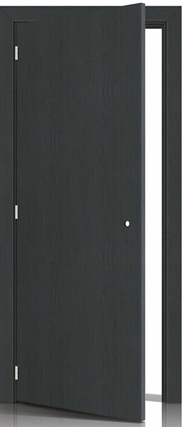 GD MENUISERIES - Bloc porte Effet Chêne Anthracite Grey Oak H204 x L93 cm Côte Tableau P.Droit - large