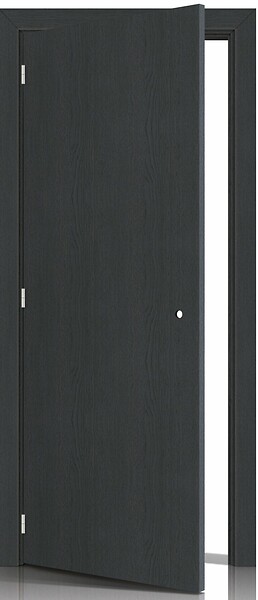 GD MENUISERIES - Bloc porte Effet Chêne Anthracite Grey Oak H204 x L83 cm Côte Tableau P.Droit - large
