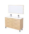 ONDEE - Meuble à poser PALLAS - 120cm - Chêne clair - Mélaminé - PEFC - vignette