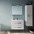 JACOB DELAFON - Pack meuble vasque 80 cm Ola up blanc + colonne - vignette