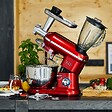 KITCHEN MOVE - Robot patissier hachoir blender DALLAS PRO Rouge Acier 5.5L - vignette