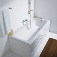 DURAVIT - Baignoire acrylique avec pieds D-Code - Dimensions : 170 x 70 cm - Couleur : BLANC - vignette