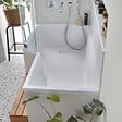 JACOB DELAFON - Baignoire bain douche Neo + pare bain + étagère 160 x 90, version gauche - vignette