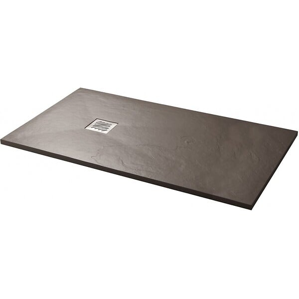 PLANETE BAIN - Receveur de douche extra plat à poser 80x140 couleur taupe - large